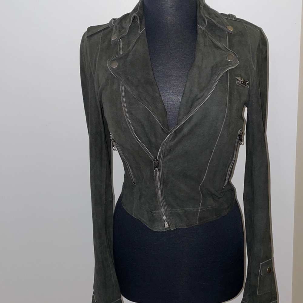 Jakett…etc. LEATHER MOTO JACKET size - XS